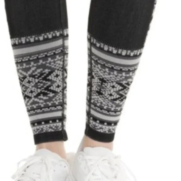 NWT $98 FP Movement Snowfall Snowflake Nordic Active Stretch Jumpsuit Yoga XS/S - Picture 6 of 11